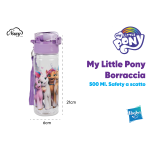 BORRACCIA MY LITTLE PONY 500ML SAFETY A SCATTO