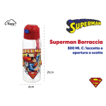 BORRACCIA SUPERMAN CON TAPPO FULL A SCATTO 500 ML